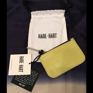 Hare+Hart Leather Coin Purse.